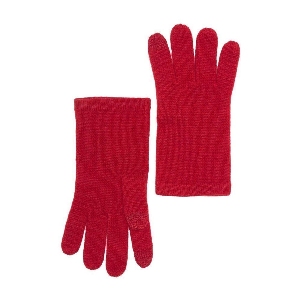 Phenix Red Cashmere Gloves Ultra Soft One Size NWT